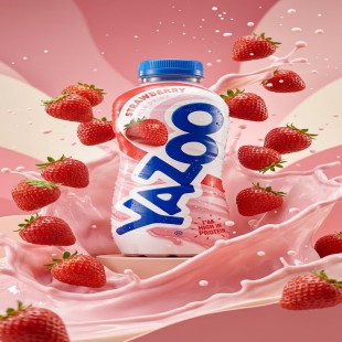 Yazoo strawberry milk drink-Aug/26/44/08