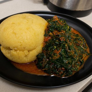 Eba and vegetable- sep/26/55/088