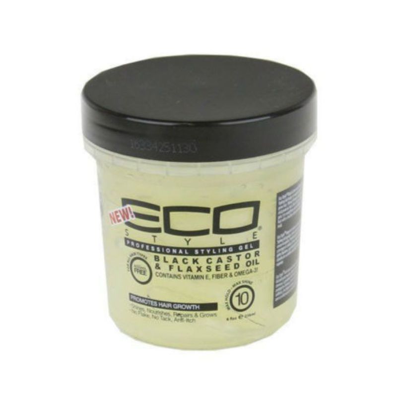 ECO Styling Gel 8oz | Black Castor & Flaxseed Oil