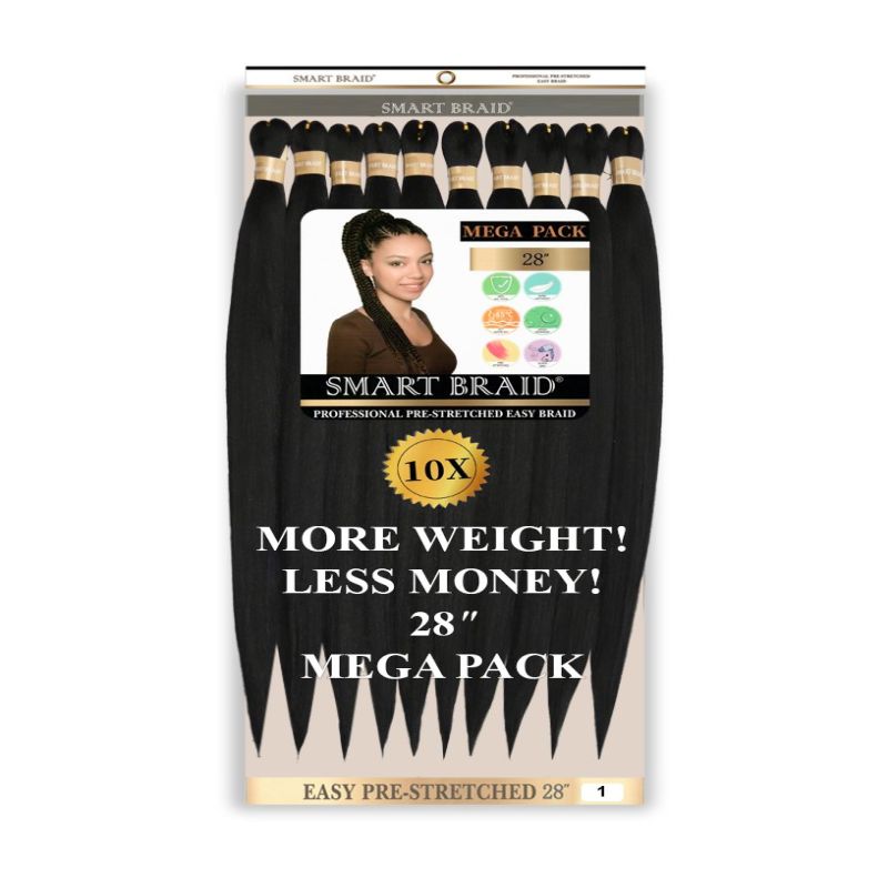 Smart Braid 8x Pre- Stretched 28" (col 1,1B, 2,4 T1B/30