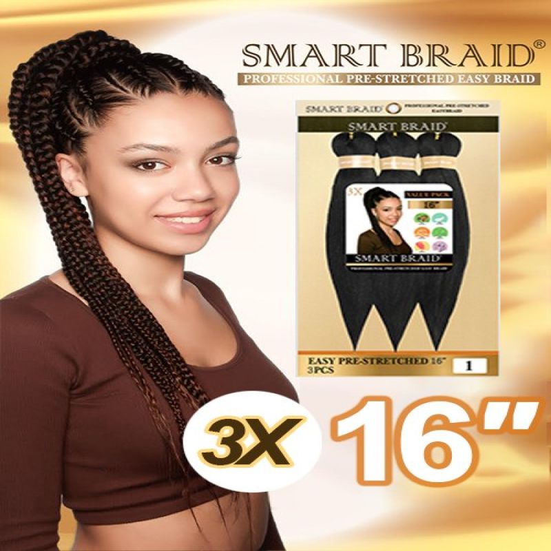 Smart Braid 3x Pre Stretched 16" #1 ,2,1B, 4, 27, 30, T1B/30