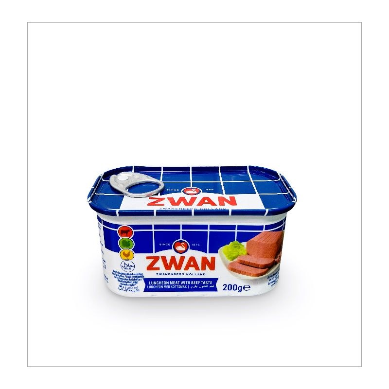 Zwan luncheon meat with beef taste