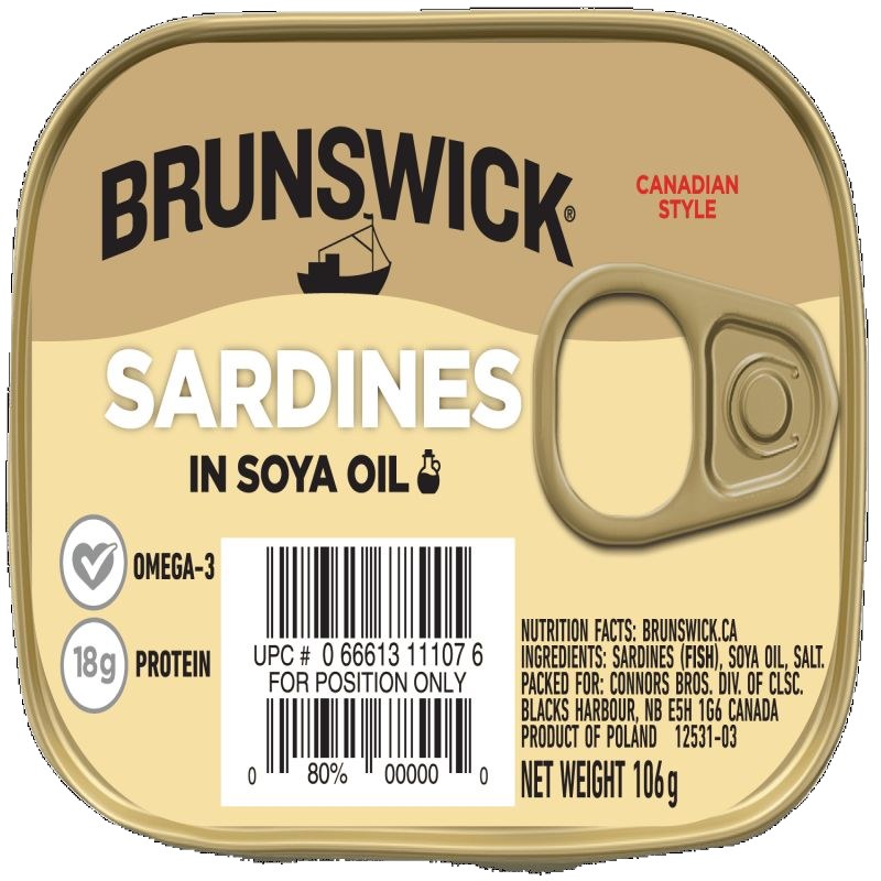 Brunswick Sardines (soya oil) 