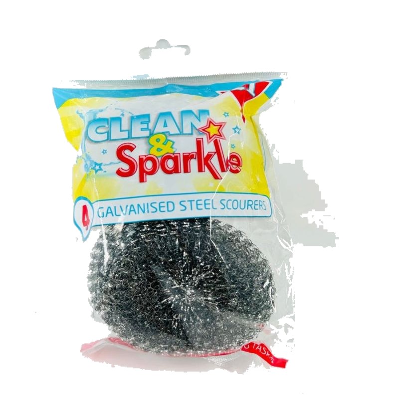 Clean & Sparkle Sponge Scourers