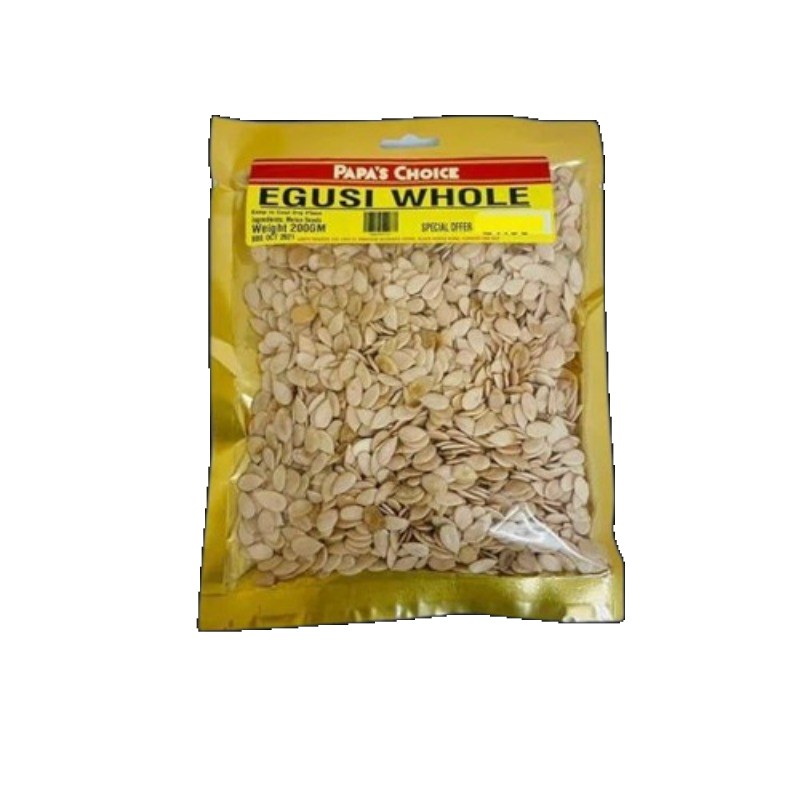 PAPAS CHOICE WHOLE EGUSI 100GM