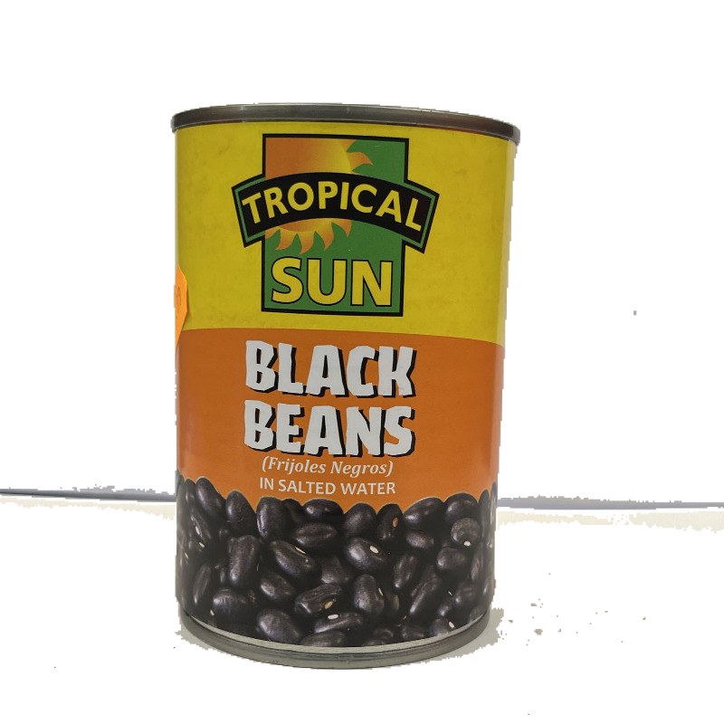TROPICAL SUN BLACK BEANS IN SALTED WATER