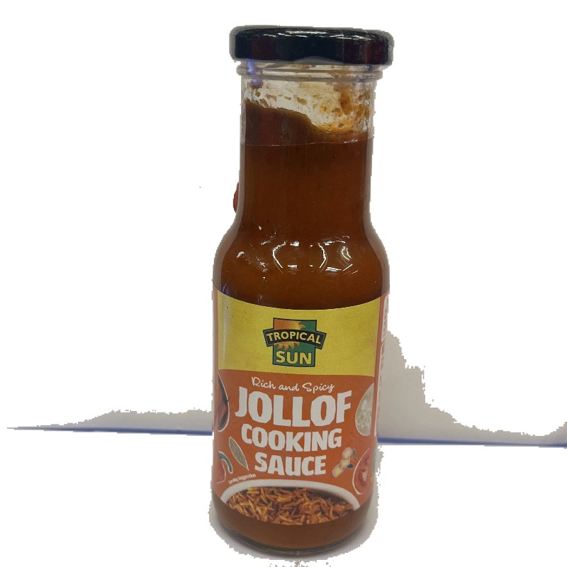TROPICAL SUN RICH AND SPICY JOLLOF COOKING SAUCE