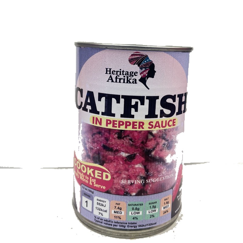 HERITAGE AFRIKA CATFISH IN PEPPER SAUCE