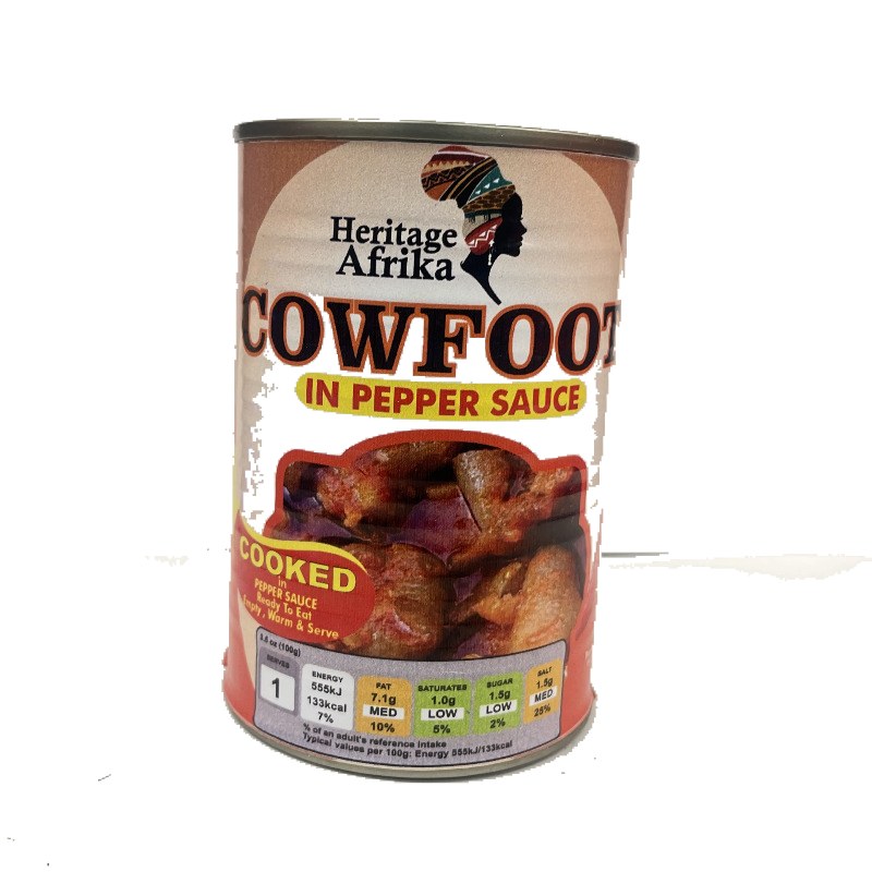 HERIATGE AFRIKA COWFOOD IN PEPPER SAUCE