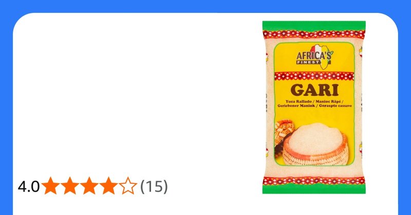 Africa's Finest Gari 1.5kg
