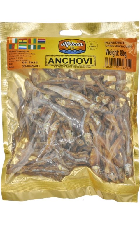 African Sea Anchovies 80g