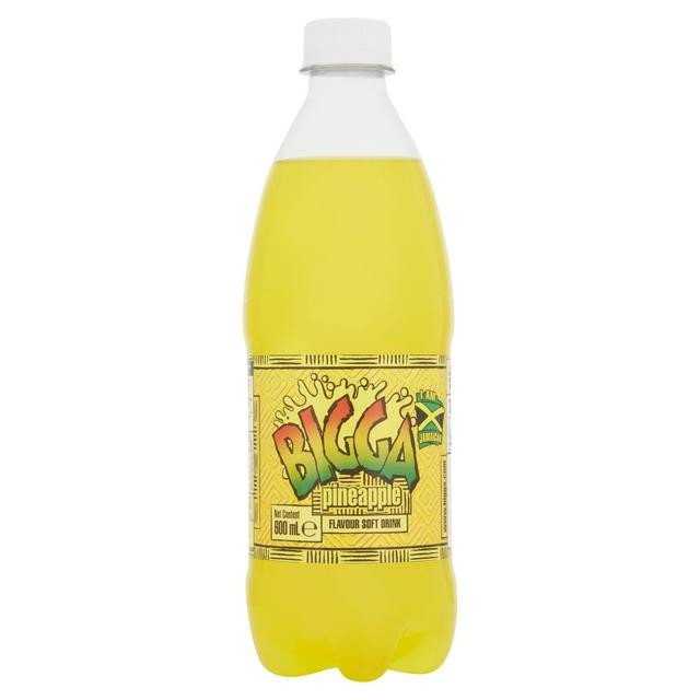 Bigga Pineapple Flavour Soft Drink - 600ml