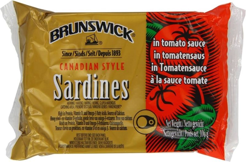 Brunswick Canadian Style Sardines In Tomato Sauce