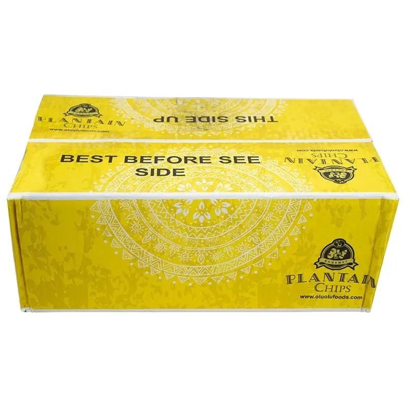 Box Of Olu Olu Plantain Chips
