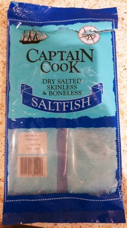 Skinless boneless saltfish